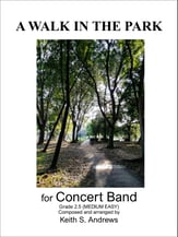 A Walk in the Park Concert Band sheet music cover